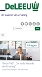 Mobile Screenshot of deleeuw.nl