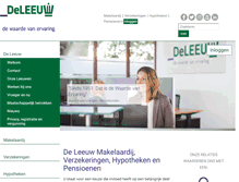 Tablet Screenshot of deleeuw.nl